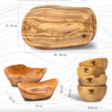 Bundle Côte d'Azur 2er Set 35 cm + Hummus Lover 4er Set + Les Snacks 2er Set