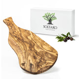 Olivenholzbrett "The Rustic BBQ" ohne Saftrille, 40-43cm