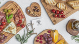 Olivenholz Servierbrett 2er Set 35cm "The Catania Rustic Board"