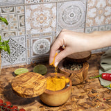 Boîte à sel et à épices avec fermeture magnétique "Salt & Pepper"