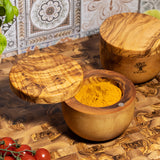 Boîte à sel et à épices avec fermeture magnétique "Salt & Pepper"