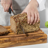 Olivenholz Brotschneidebrett "Ciabatta"