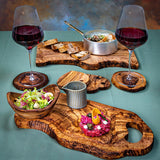 Dessous de verre, Set de 6 "The Rustic Coaster" 