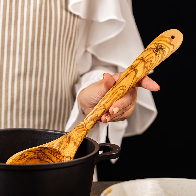 Cooking utensils with holder set of 8 "The Michelin Set"