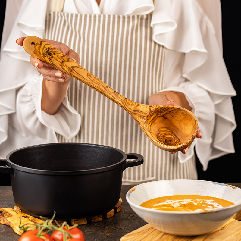 Cooking utensils with holder set of 8 "The Michelin Set"