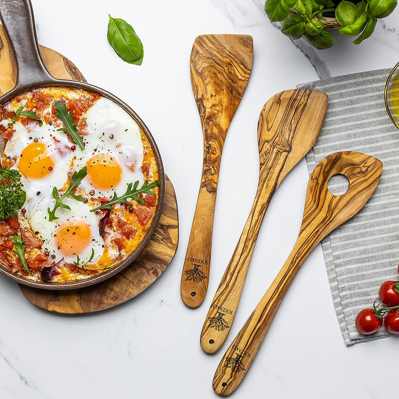 Set de 3 spatules de cuisine, "The Sardinian Chef"