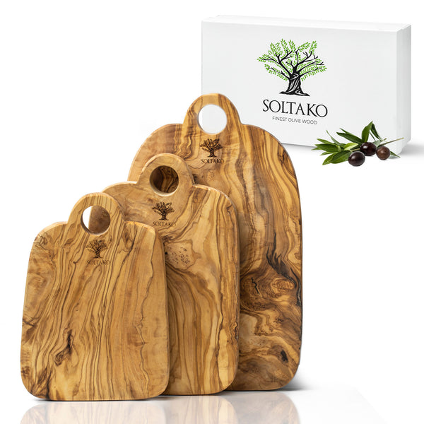 Cutting board | Serving board set of 3 "Tricolore