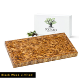 Olivenholz Hackbrett massiv XL "Le Mosaique"