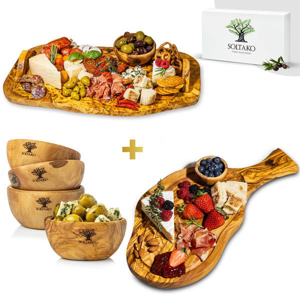 Bundles the bavarian brettl L + Hummus lover 4x + the Smokey BBQ 45cm