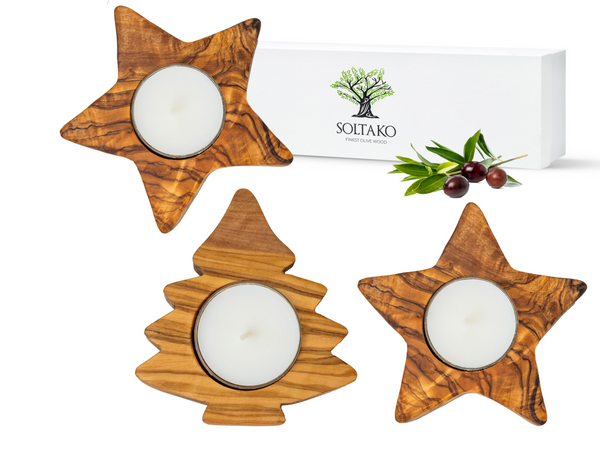Tea light candle holder "The Christmas Candle