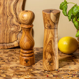 Olivenholz Salz- und Pfeffermühlen Set "Fleur De Sel"