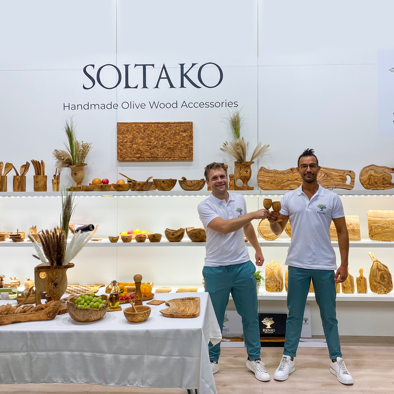 Cuillère de cuisine en bois d'olivier