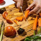 Flat Cutting Board Without Juice Groove "The Wood Master"