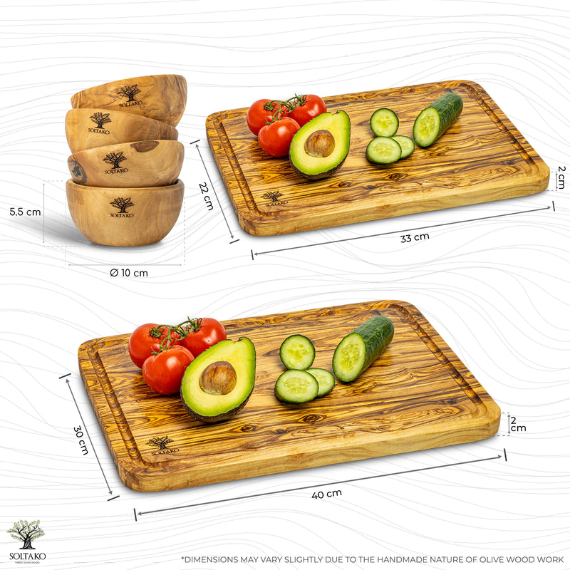 Bundles The Wood master 2er Set + The Hummus Lover 4er Set