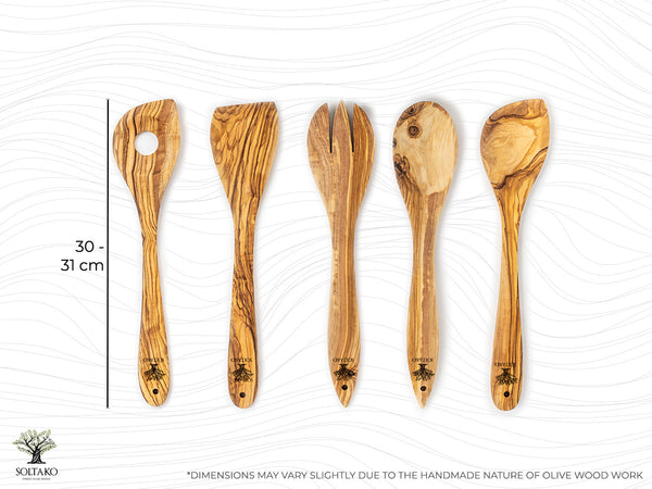 Cooking spoons | Utensils set of 5 "The Big Five