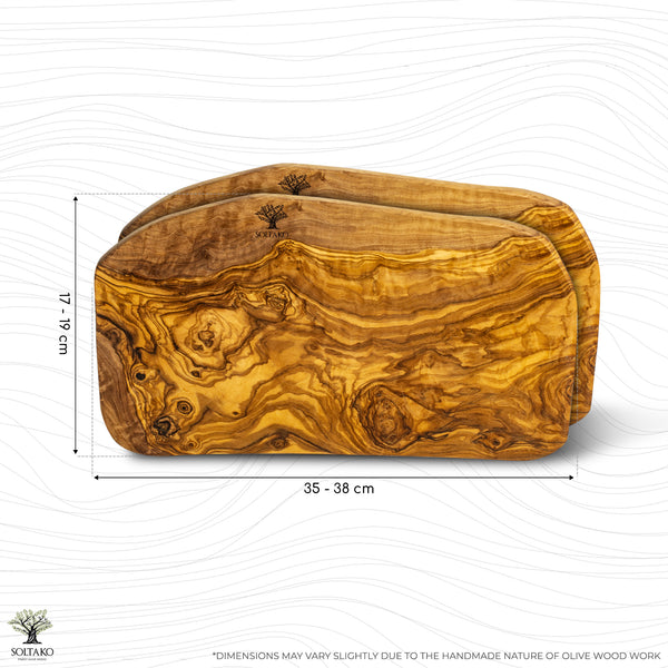 Plateau de fromage rustique, Set de 2 "THE CATANIAN RUSTIC BOARD"