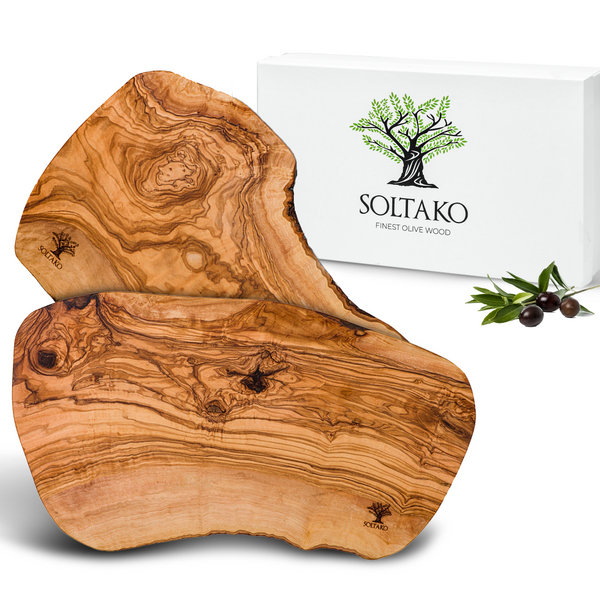 Plateau de fromage rustique, Set de 2 "THE CATANIAN RUSTIC BOARD"