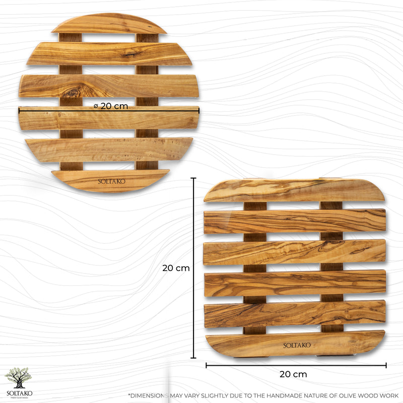 Trivet set of 2 "The hot Pot