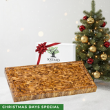 Olivenholz Hackbrett massiv XL "Le Mosaique"