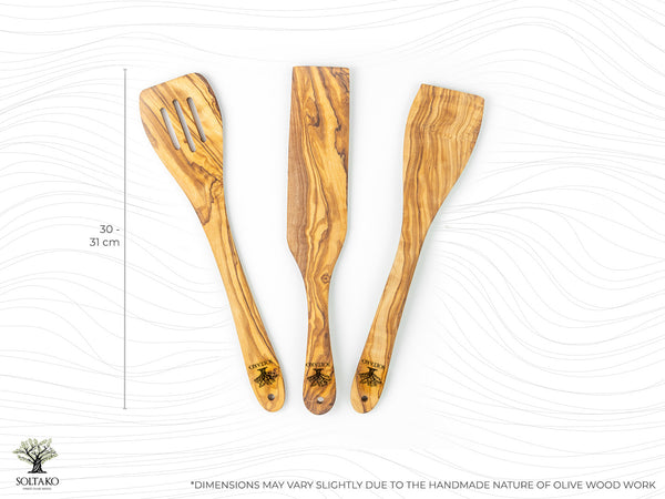 Set de 3 spatules, "The Omelette Lover"