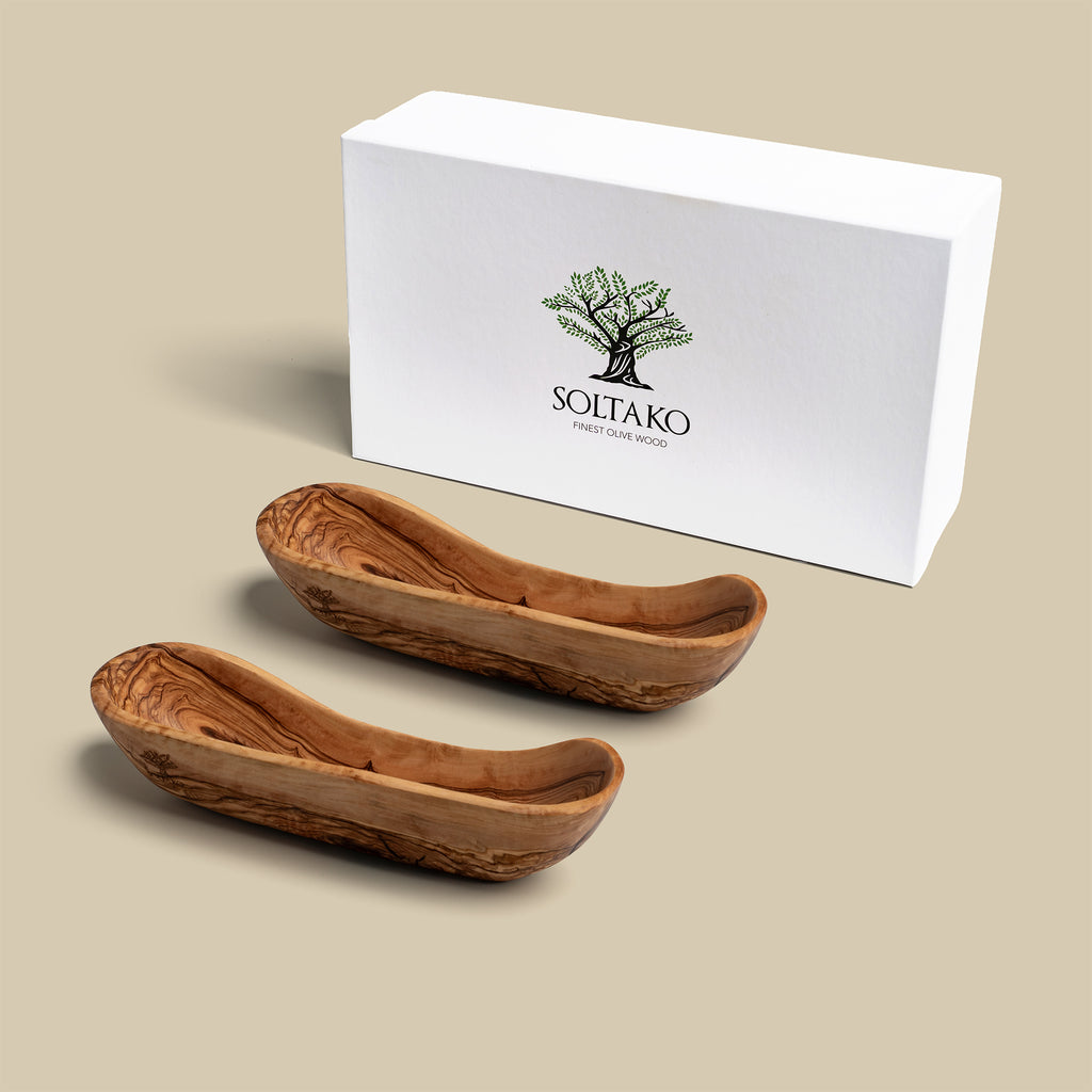 Le Boulanger Wooden Bowl | Set of 2, 30 cm