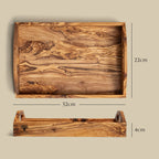 Olive Wood Tray Bonjour