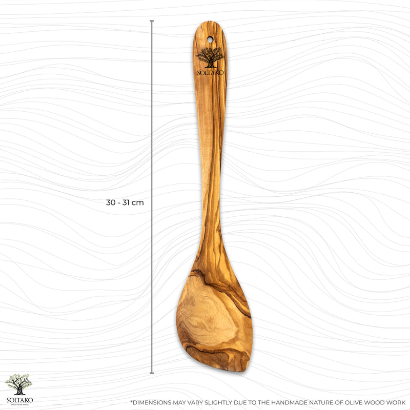 Cuillère de cuisine en bois d'olivier