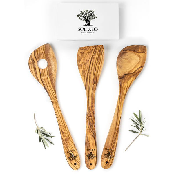 Set de 3 spatules de cuisine, "The Sardinian Chef"