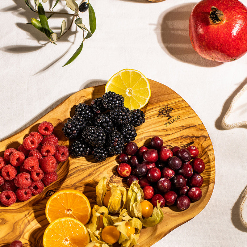 Snack tray | Platter with compartments "La Rustica