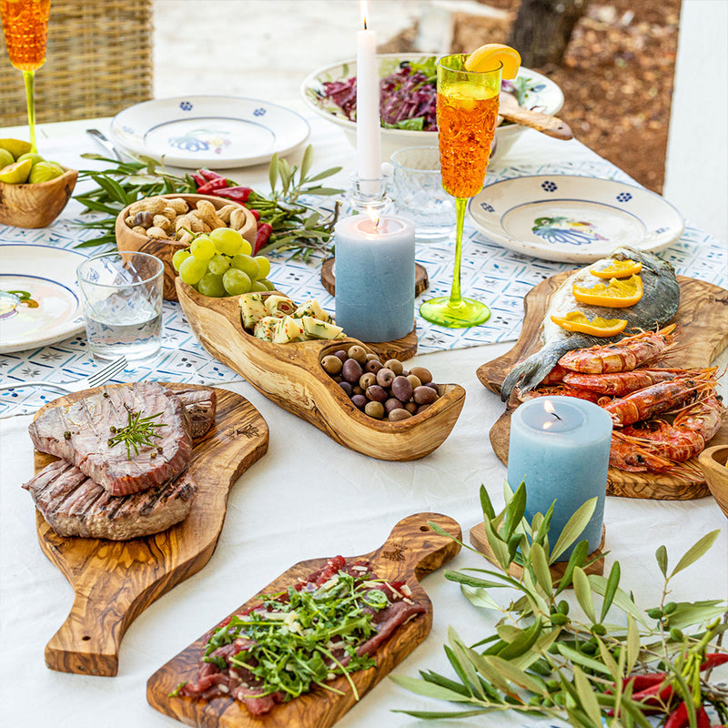 Planche à découper avec rainure à jus "CÔTE D'AZUR"