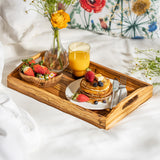 Breakfast tray | Serving platter with handle "Bonjour