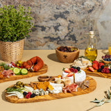 Olivenholz Schneidebrett 3er Set "The Catania Rustic Board"