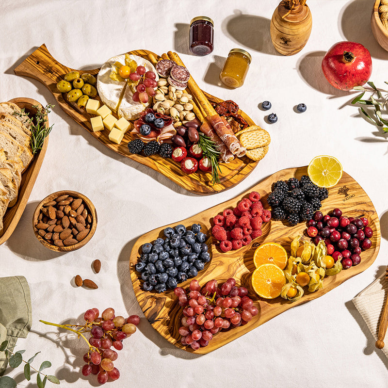 Snack tray | Platter with compartments "La Rustica