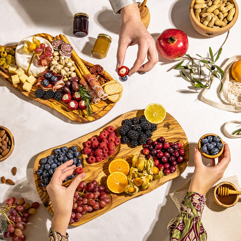 Snack tray | Platter with compartments "La Rustica