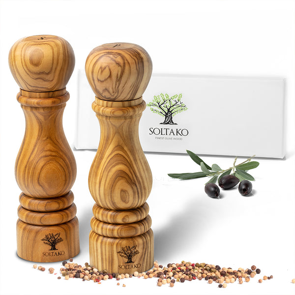 Salt and Pepper Mills Manual Set "Fleur De Sel