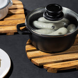 Trivet set of 2 "The hot Pot