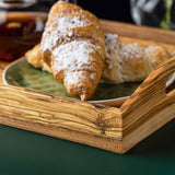 Breakfast tray | Serving platter with handle "Bonjour