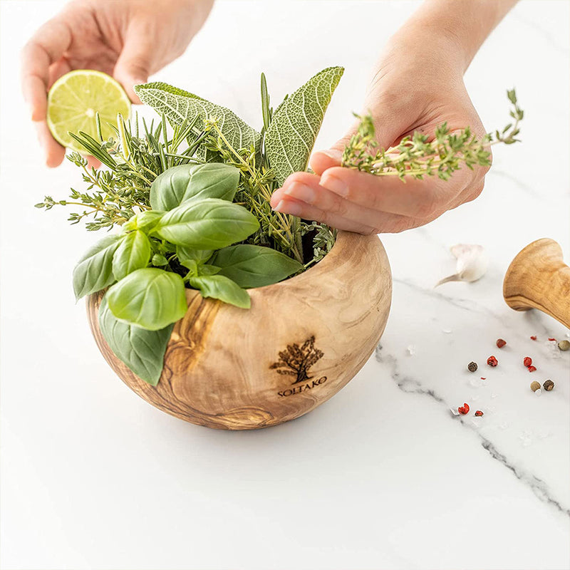 Mortar and pestle set "The Sicilian Mortar