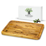 Rectangle cutting board with juice groove "The Wood Master