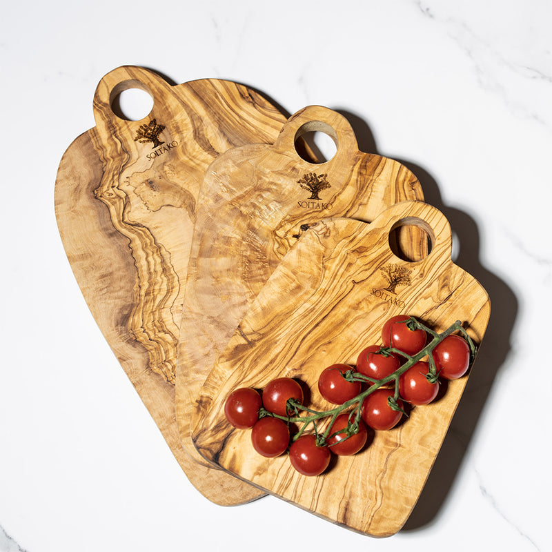 Lot de 3 Planches à découper / Plateaux de fromage "TRICOLORE"